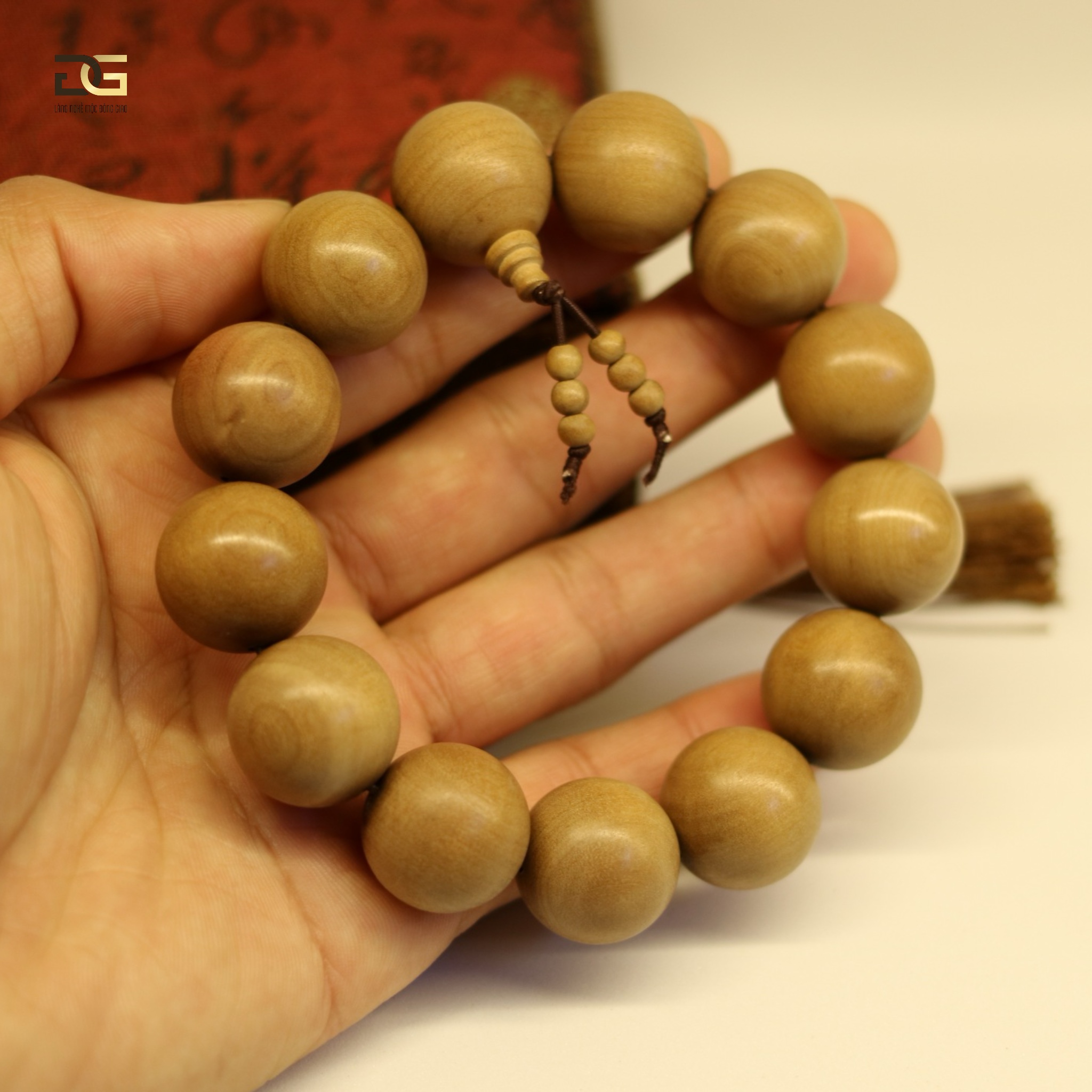 18mm (13 Hạt) Vòng Tay Đàn Hương Rừng Ấn Độ_thumbnail_8