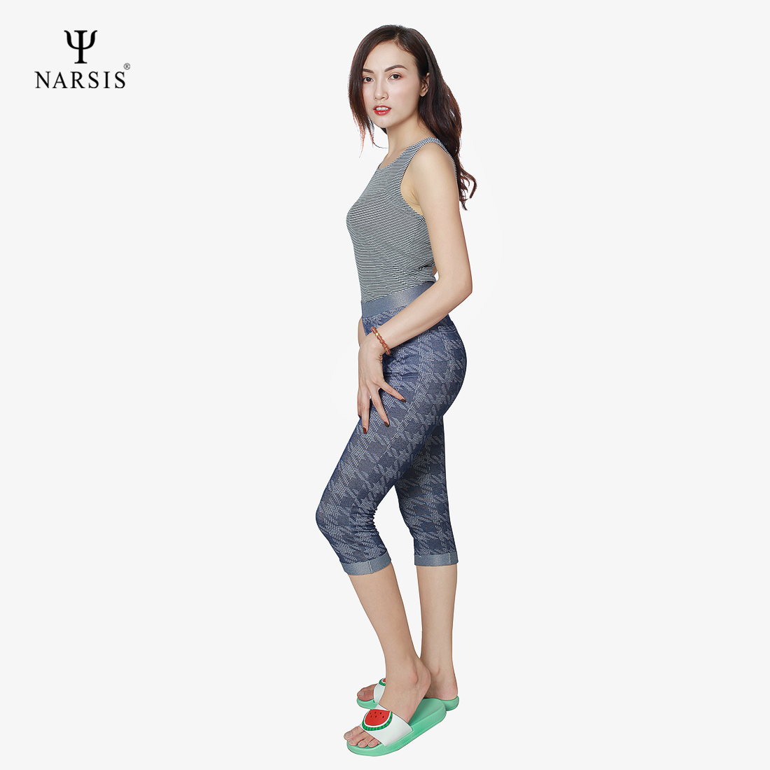 QUẦN LEGGING NỮ NARSIS P5015 NARSIS CHẤT LIỆU THOÁNG MÁT, DỄ CHỊU, THOẢI MÁI CẢ NGÀY, DỄ VẬN ĐỘNG_thumbnail_2