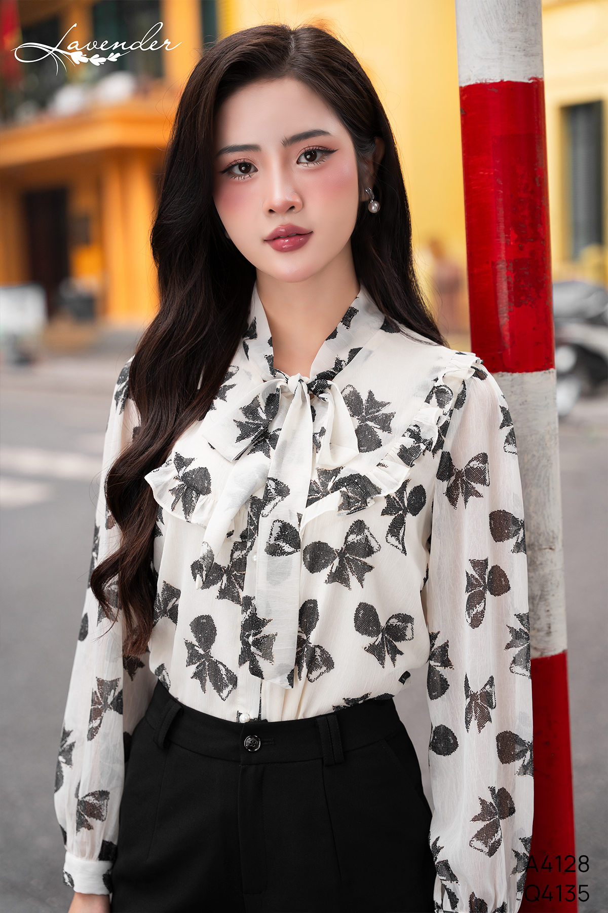 Áo sơ mi tơ kt họa tiết nơ A4128 3 màu_thumbnail_6