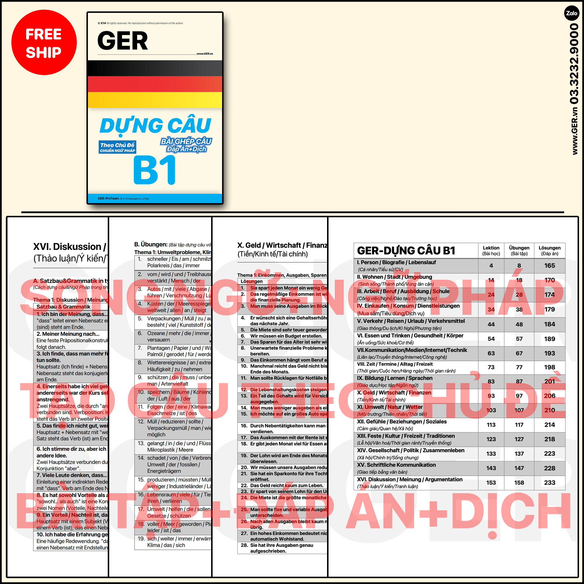 Dựng Câu Tiếng Đức B1