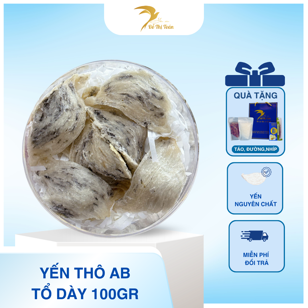 [T92] 100GR Yến thô AB TỔ GIÀ DÀY