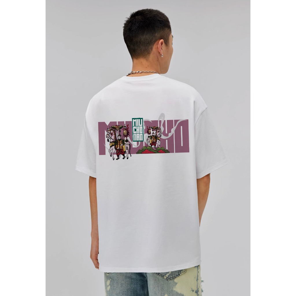 Áo thun nam form rộng 12 con giáp tuổi Ngọ ( tuổi ngựa) ATD444 Miucho Man cotton cổ tròn ingraphic_thumbnail_5