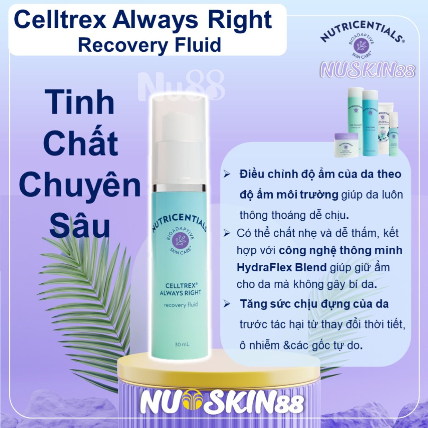 Tinh chất Nutricentials Celltrex Always Right Recovery Fluid Nuskin