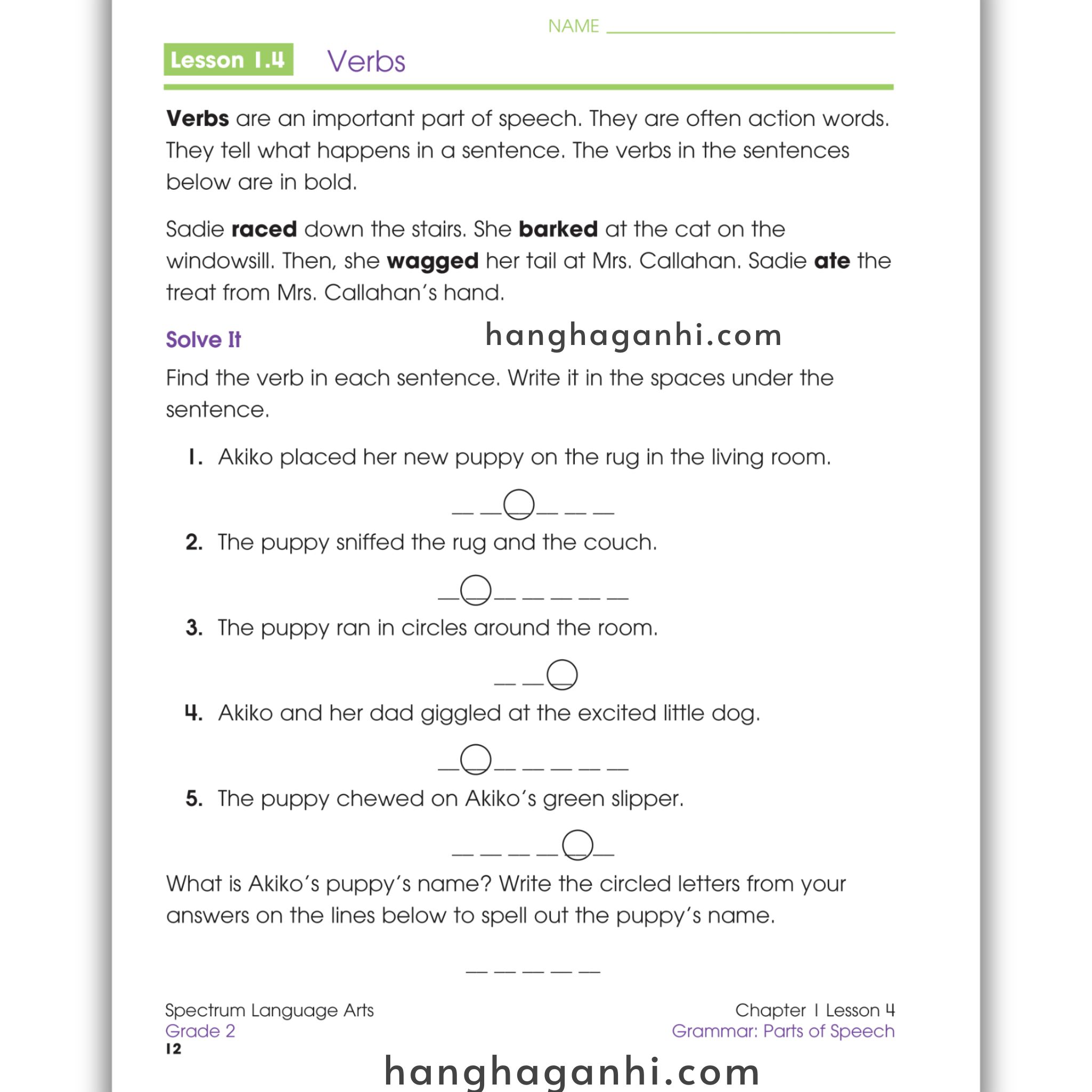 Sách Spectrum Language Arts Workbook Grade 2_thumbnail_1