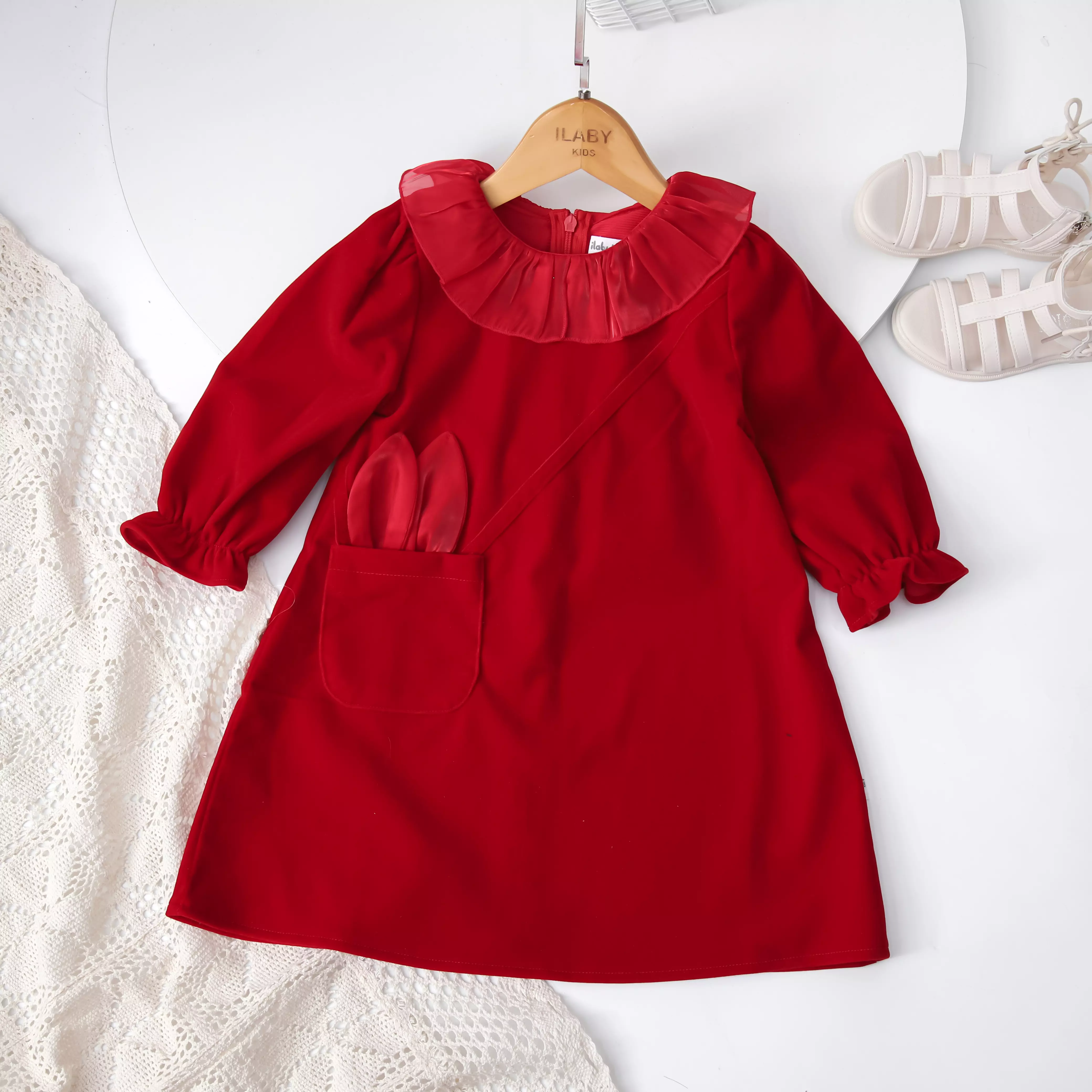 Váy nhung túi tai thỏ_thumbnail_4