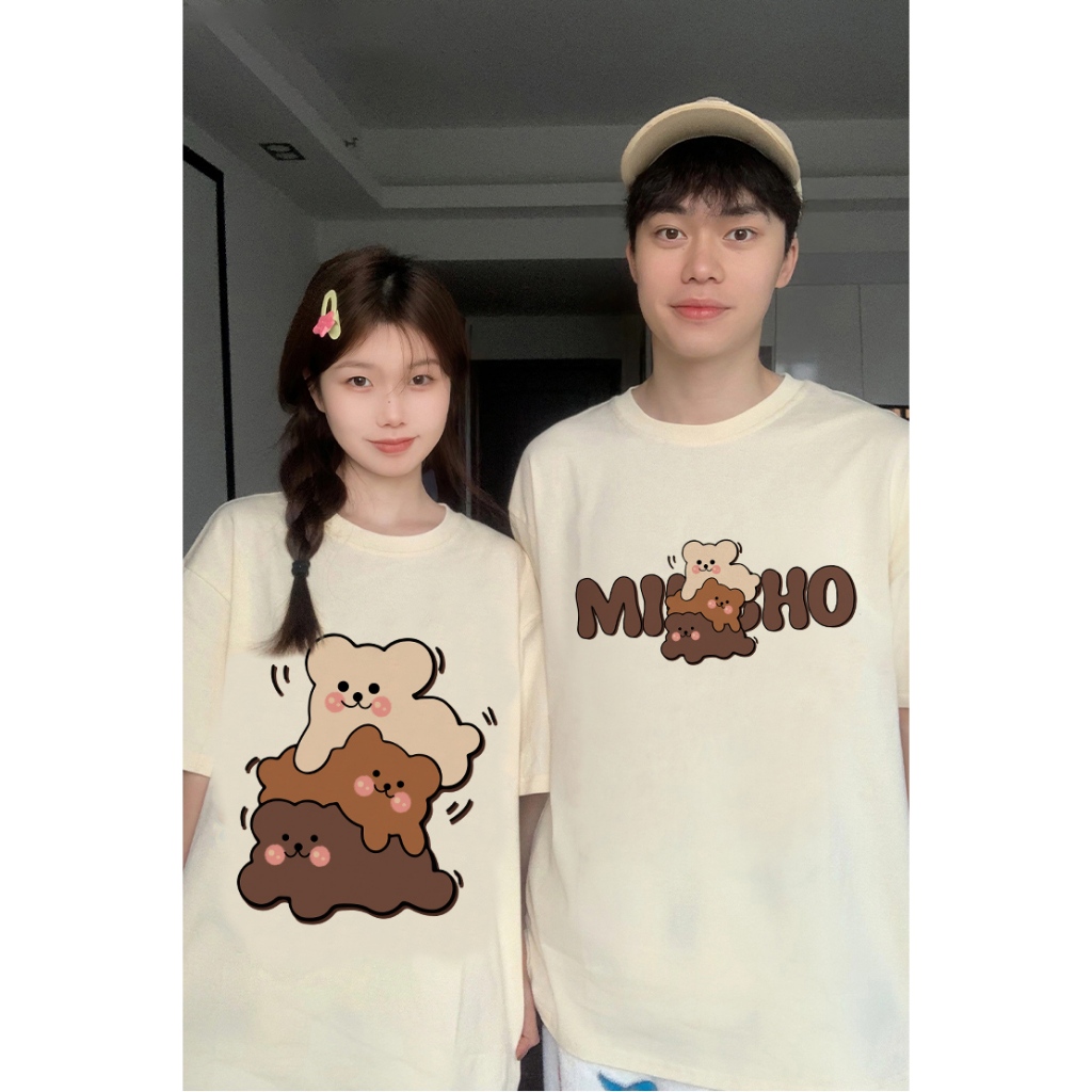 Áo phông local brand unisex ATD1190 Miucho tay ngắn vải cotton thoáng mát cổ tròn in mix_thumbnail_3
