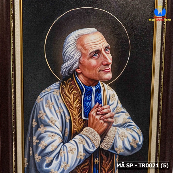 Tranh Canvas Thánh Gioan Maria Vianney 57x75cm_thumbnail_3