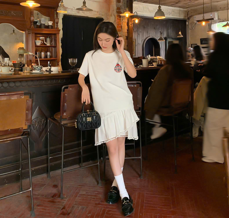 Áo thun nữ giáng sinh noel form vừa regular vải cotton 4c thoáng mát 1770 Miucho Chic Chic in mix_thumbnail_3