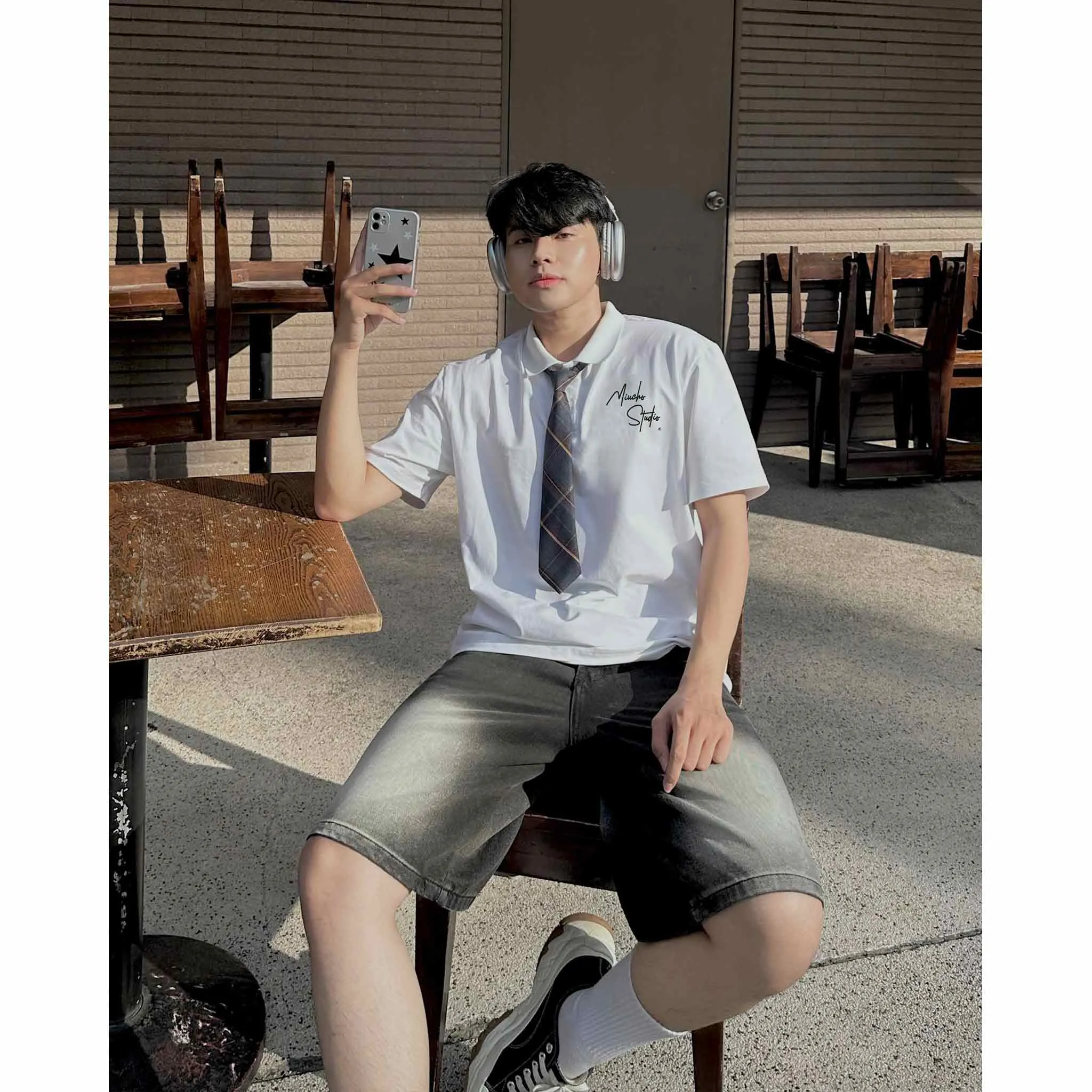 Áo polo nam form rộng phong cách hợp mọi dịp 2541 Miucho Club vải cotton thoáng mát in basic_thumbnail_4