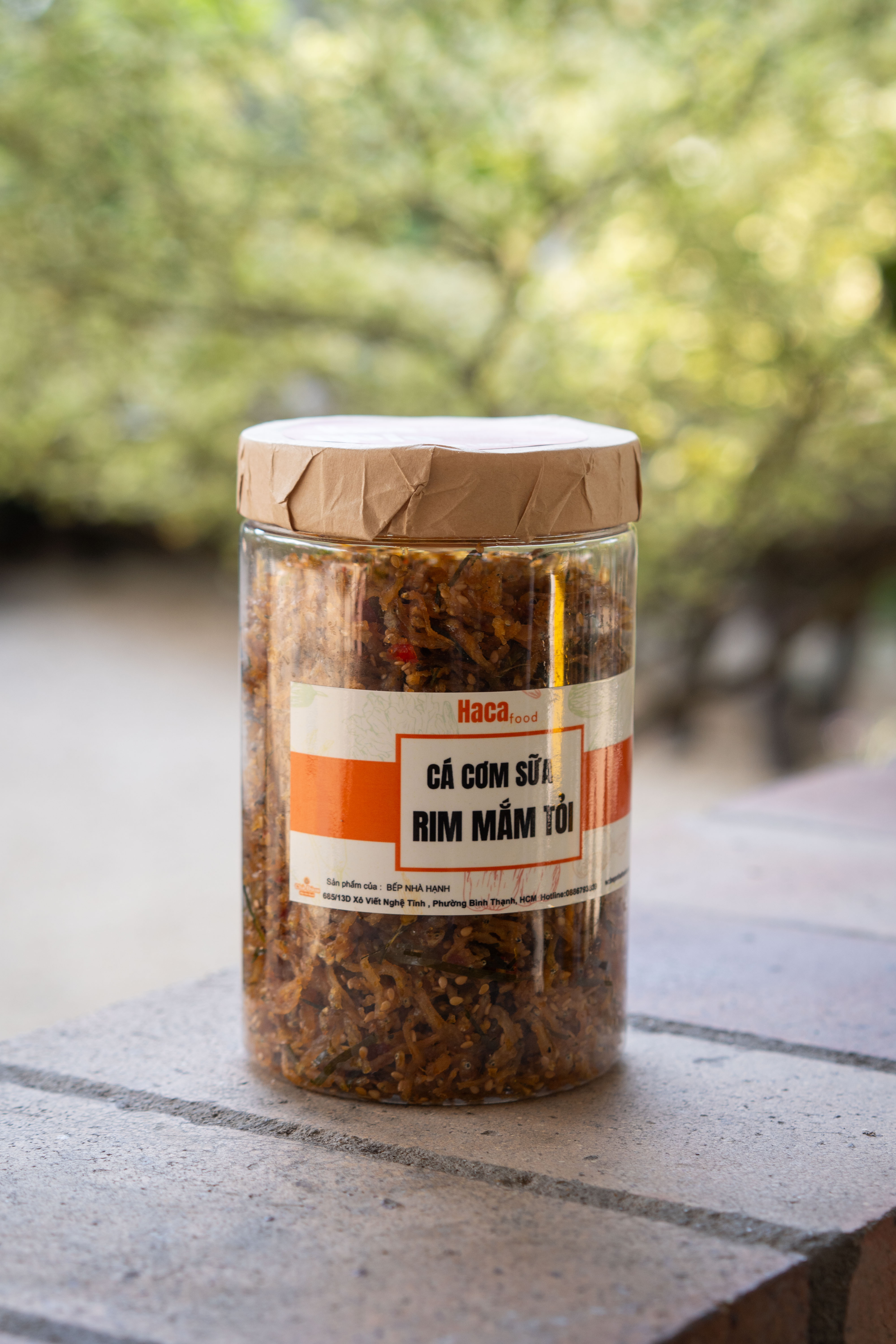 CÁ CƠM SỮA RIM MẮM TỎI 350GR