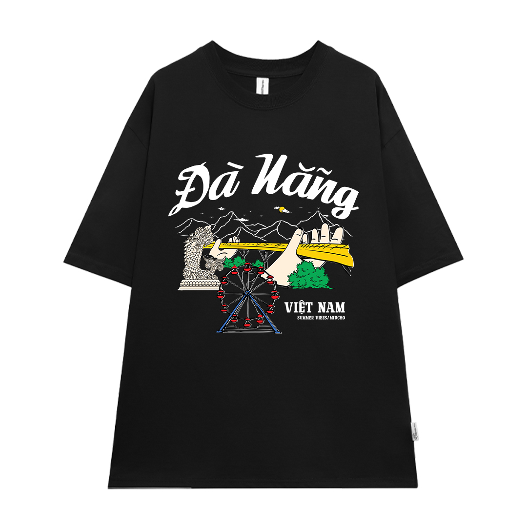 Áo thun du lịch Đà Nẵng ATD1262 Miucho vải cotton thoáng mát in mix_thumbnail_6