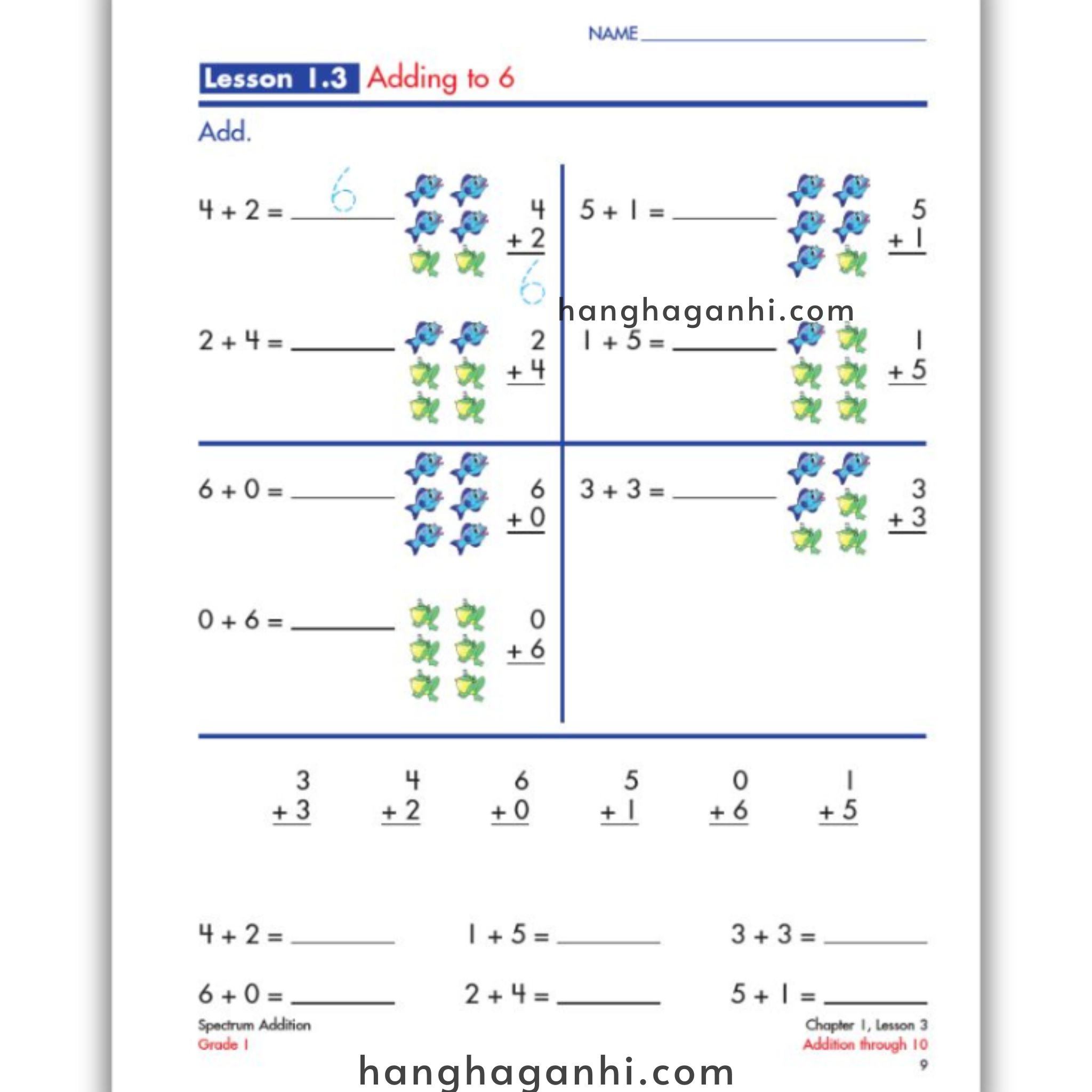 Sách Spectrum Addition Workbook Grade 1_thumbnail_4