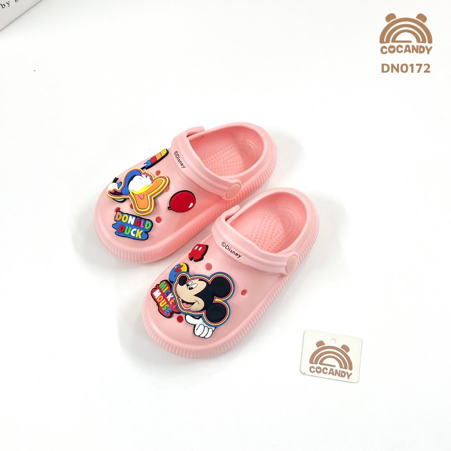 Dép nhập crocs DONALD MICKEY HỒNG_thumbnail_0