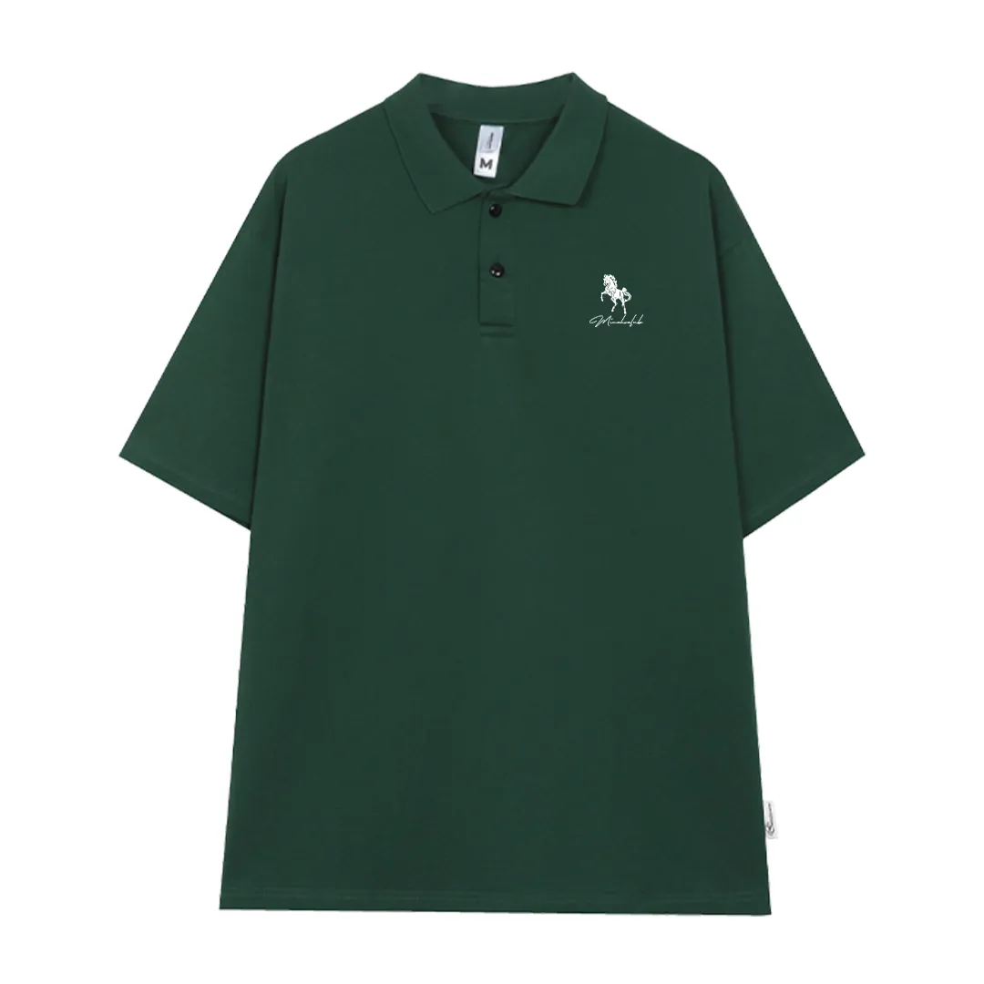 Áo polo nam nữ form rộng basic dễ phối đồ 2538 Miucho Club vải cotton thoáng mát in mix_thumbnail_11