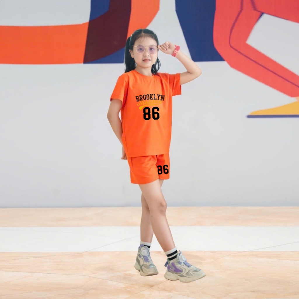 Bộ cộc tay bé gái mùa hè in số 86 -Quần áo trẻ em nữ cân nặng từ 15-40kg-  Loza Kids SB98_thumbnail_10