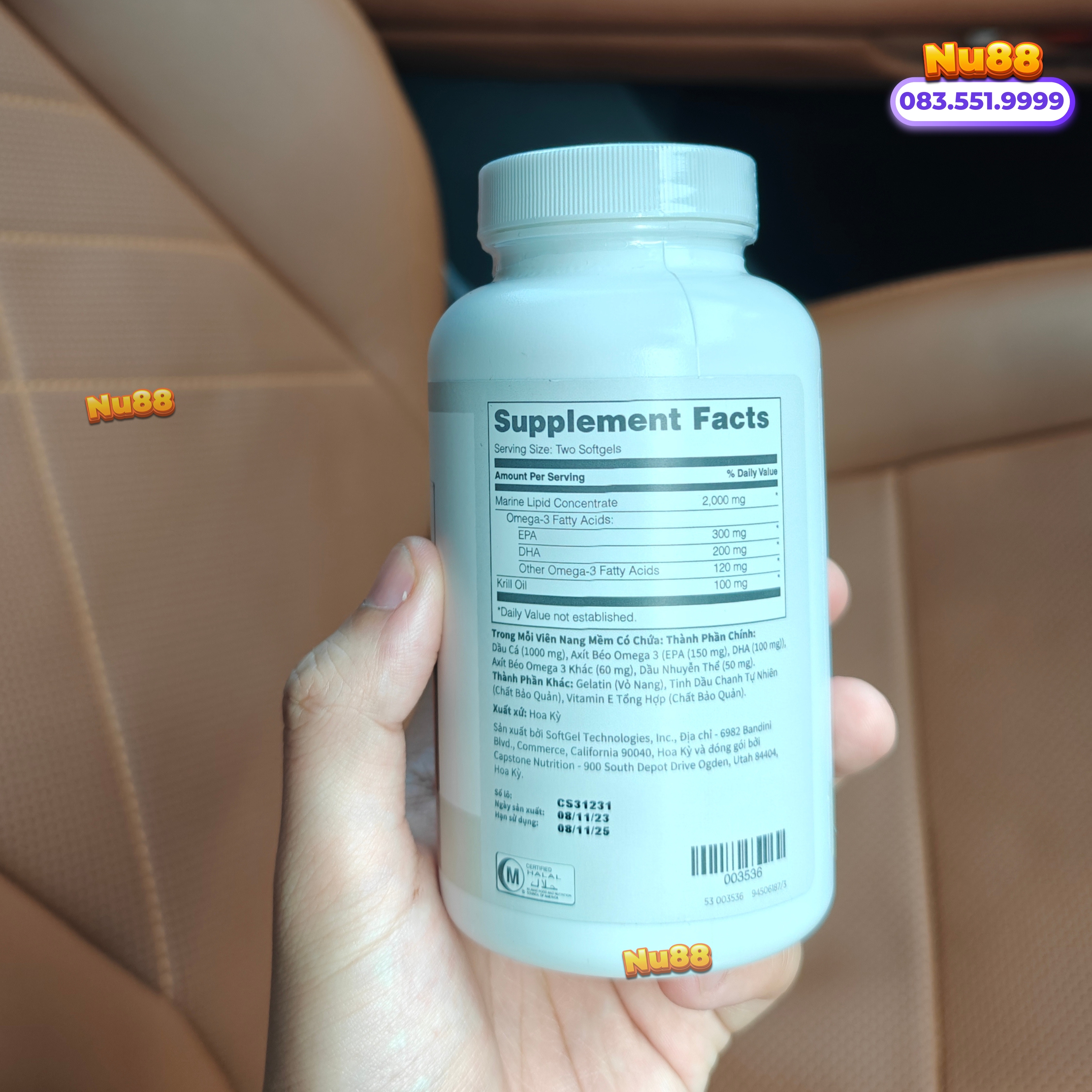 Thực Phẩm bảo vệ sức khỏe: Marine Omega