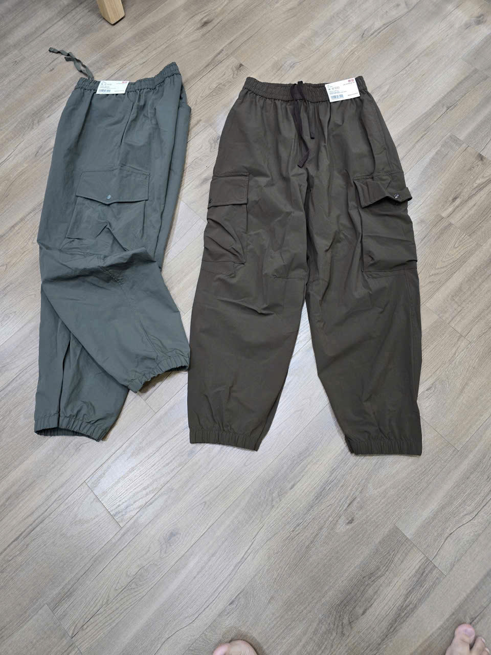 Quần dù lưng thun nữ ( ĐEN )_thumbnail_6