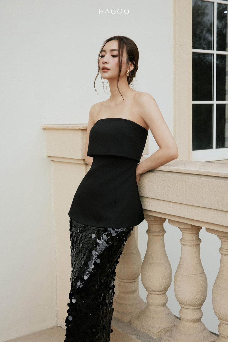 Áo cúp ngực HAGOO vạt gập