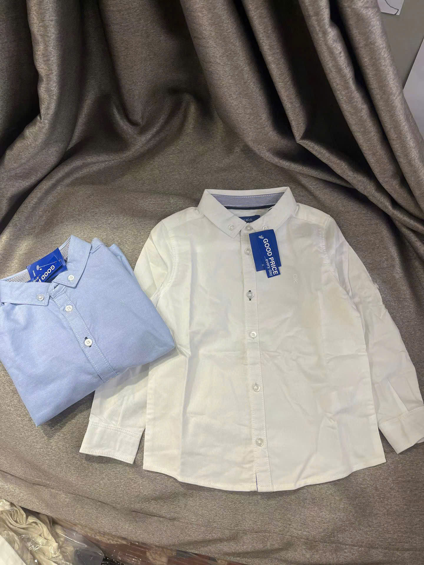 Áo somi tay dài bé ( TRẮNGG )_thumbnail_4