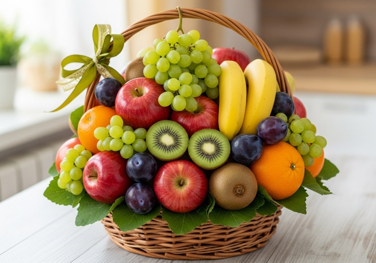 Bí Quyết Trang Trí Giỏ Trái Cây Đẹp Ấn Tượng Chuẩn Xu Hướng 2025