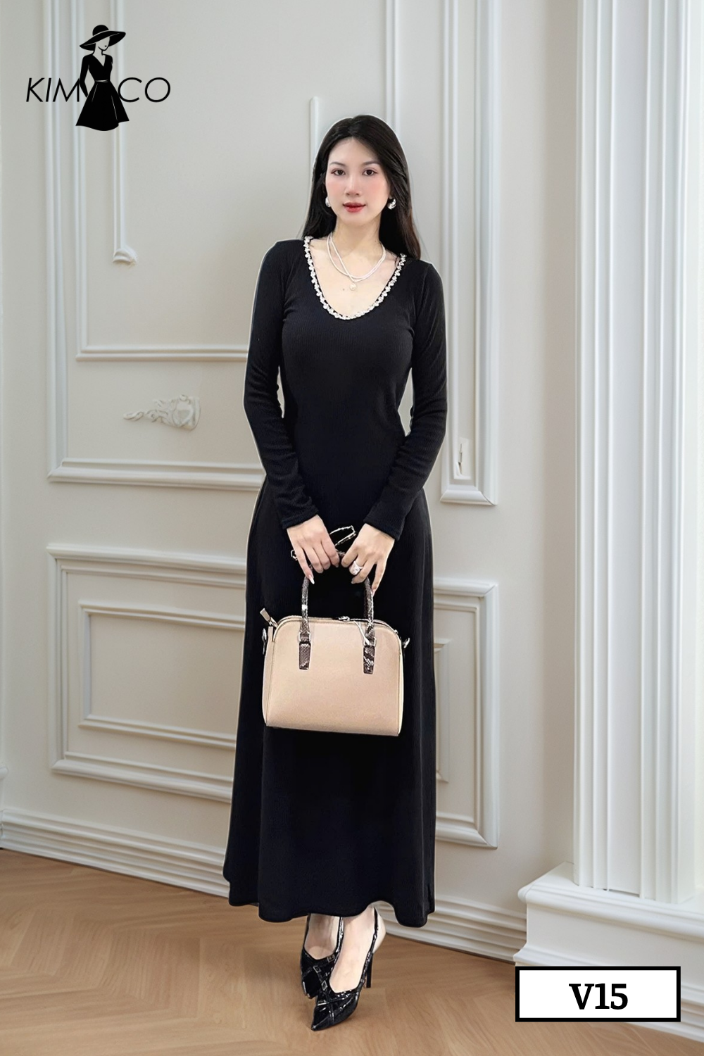 Đầm Lammy Black - V15