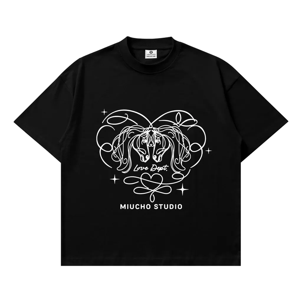 Áo thun couple cặp đôi form boxy Miucho vải thoáng mát trái tim dễ thương Tết in mix 2904_thumbnail_10