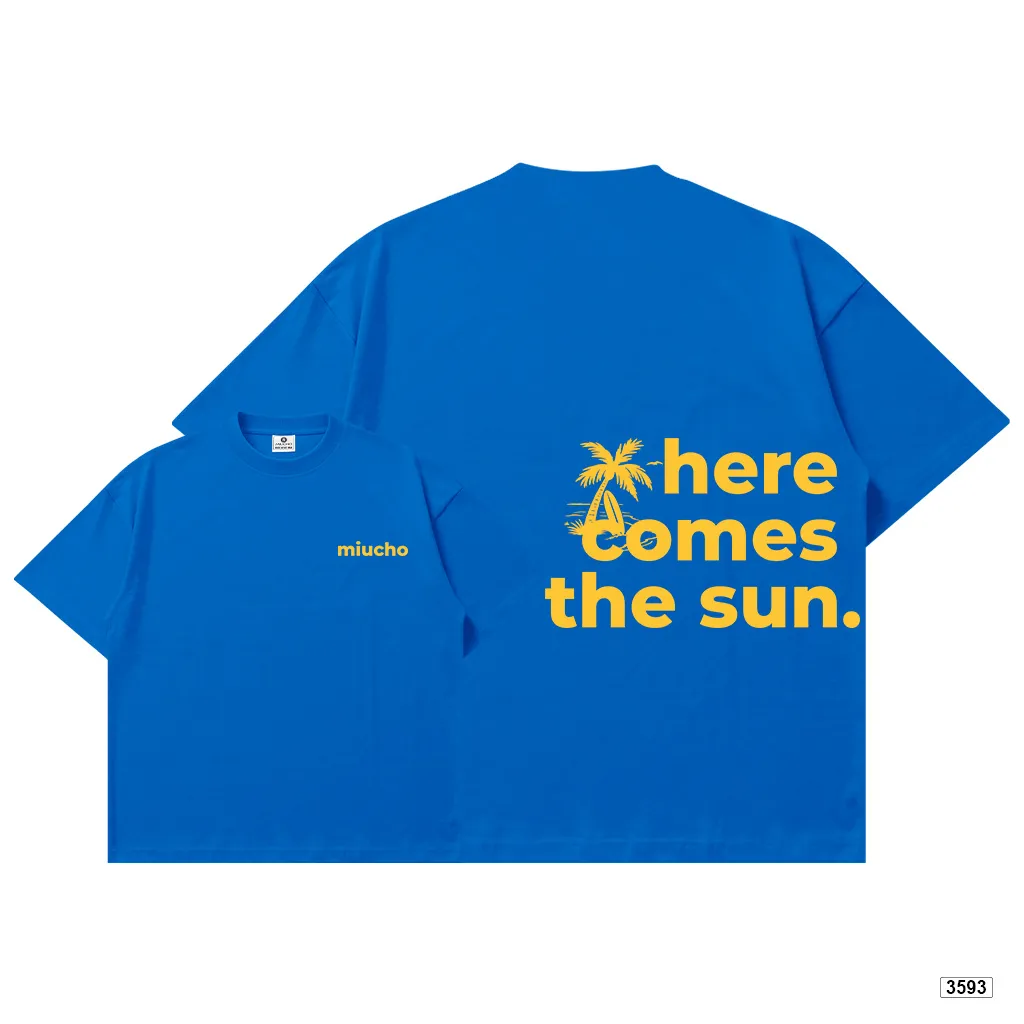 Áo thun boxy nam nữ Here Comes The Sun Miucho 3593_thumbnail_16