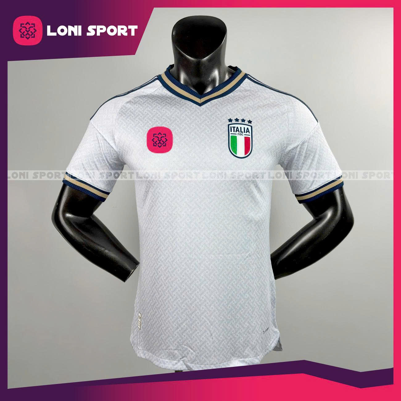 Áo Ý sân khách trắng World Cup 2026 - SF