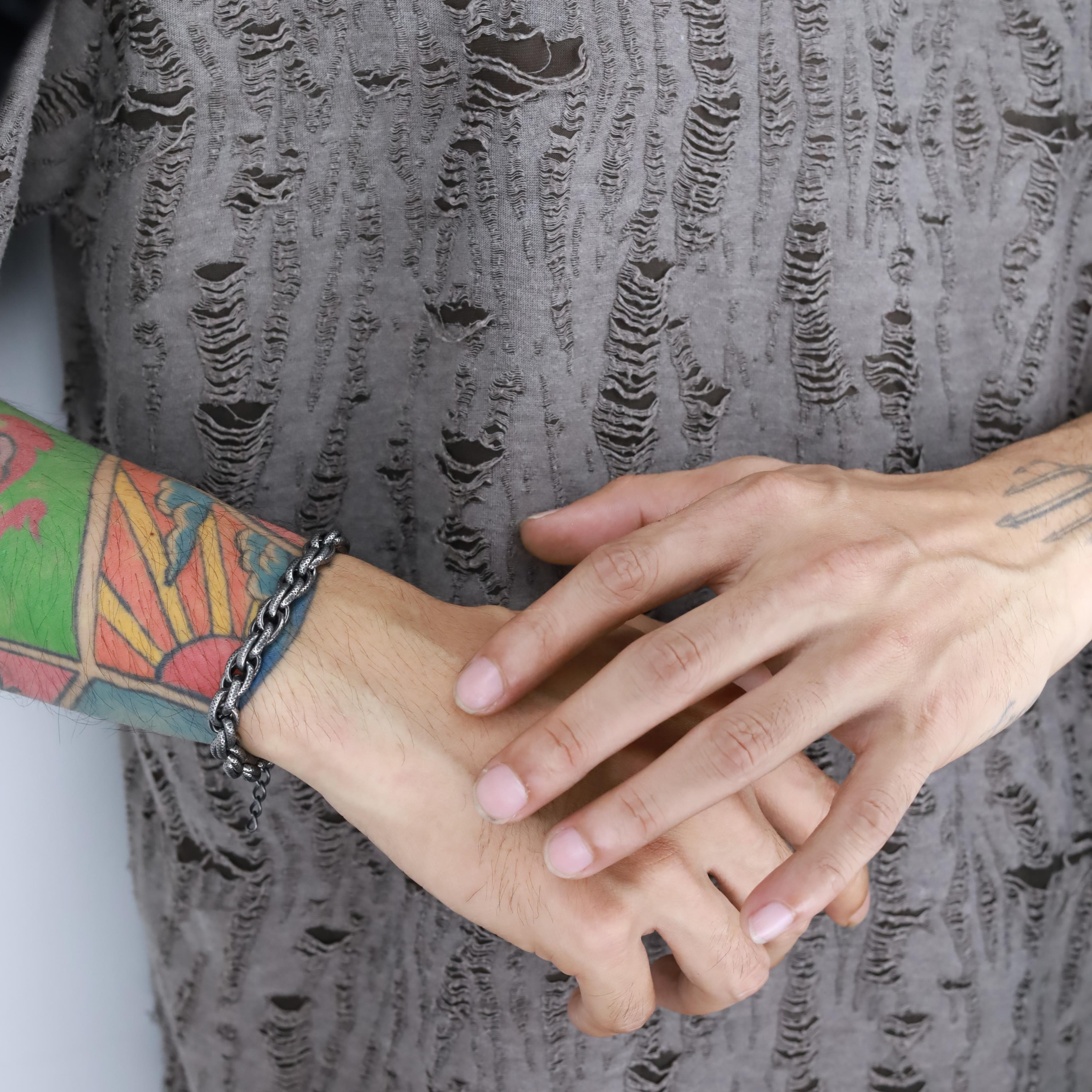 Vòng tay mắc xích tròn xám_thumbnail_0