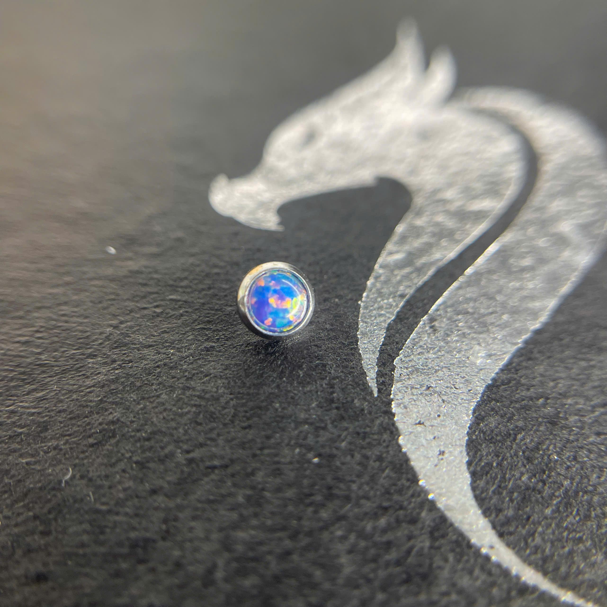 Charm cấy thép y tế opal tím size 5 thân 1.6_thumbnail_2