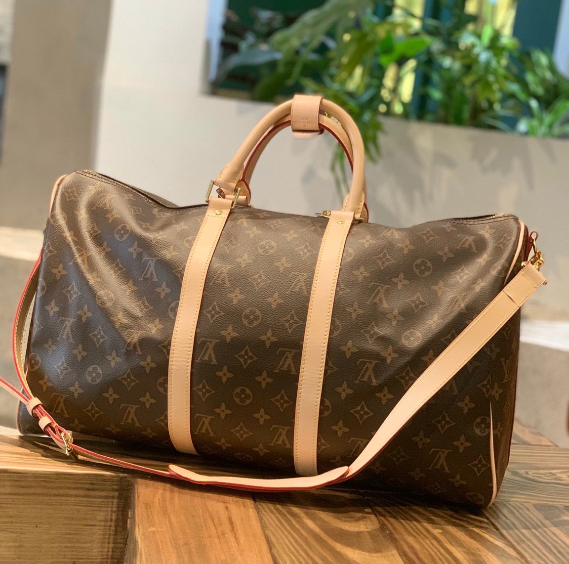 Túi trống LV keepall bandouliere monogram canvas_thumbnail_1