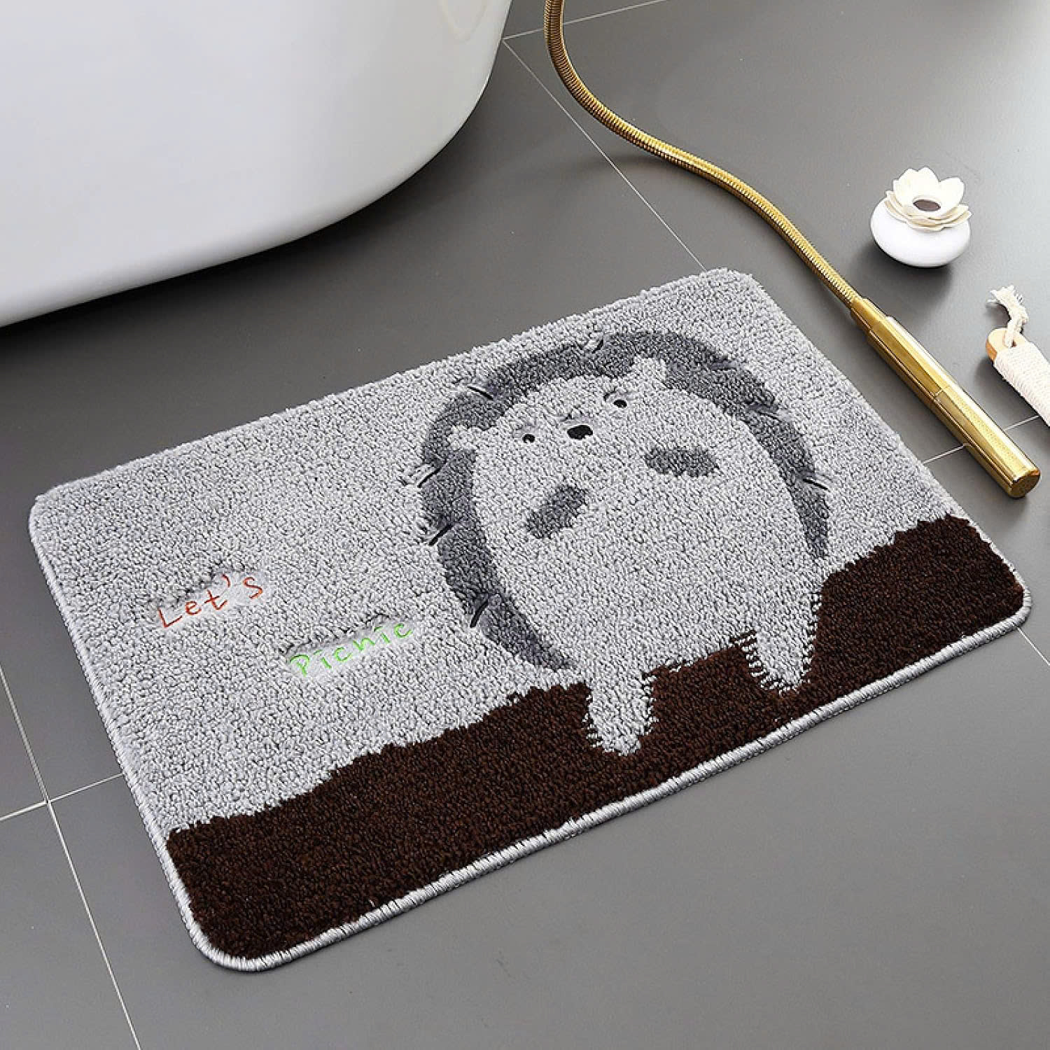 Thảm Lau Chân Hình Nhím 40x60 - MAT26_thumbnail_3