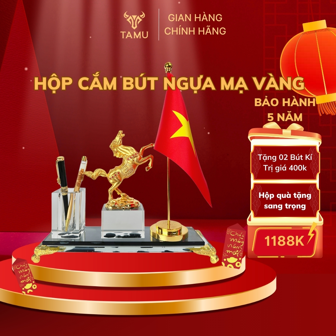 HỘP CẮM BÚT DOANH NHÂN MÃ ĐÁO THÀNH CÔNG HCB
