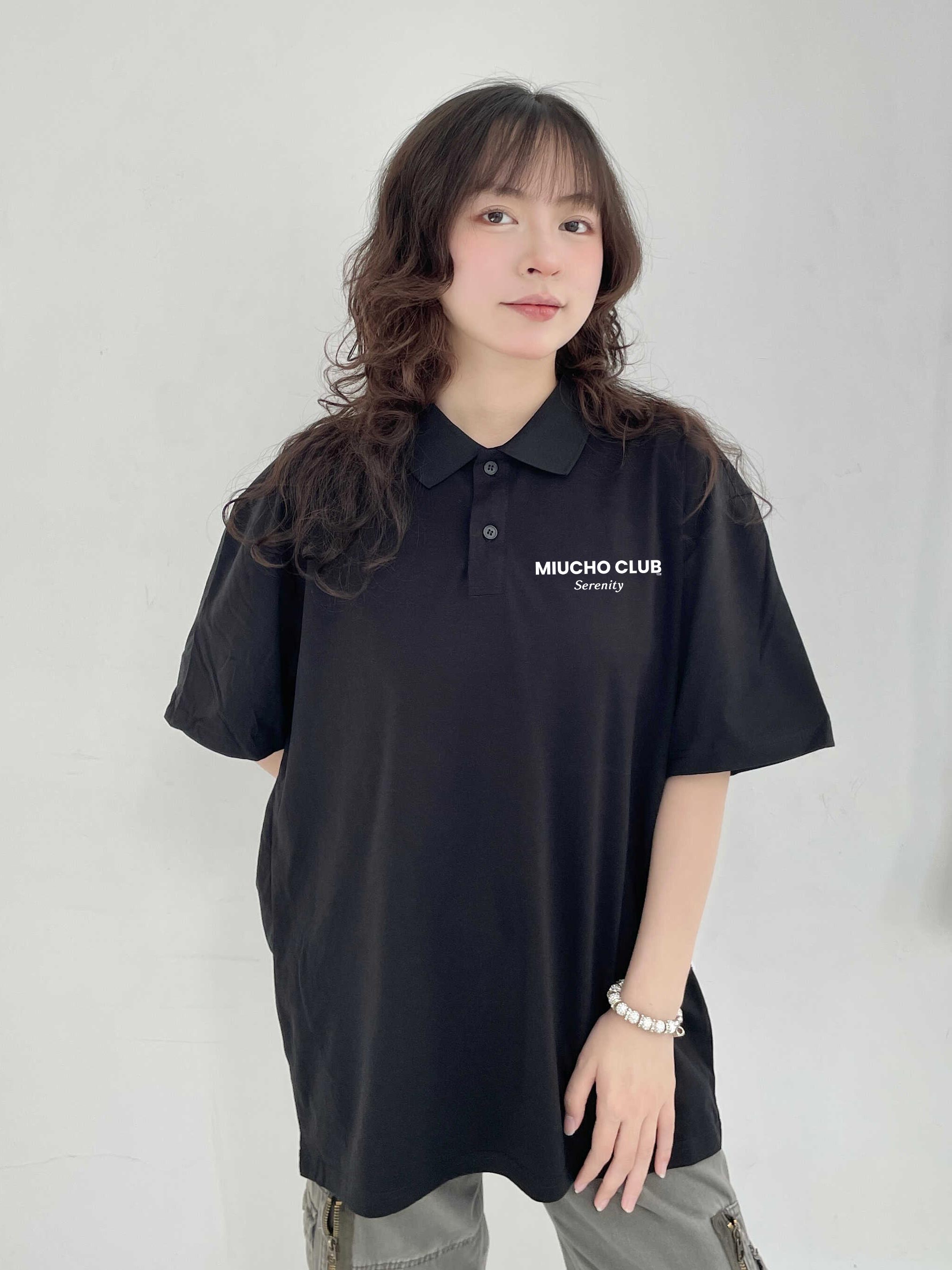 Áo polo form rộng unisex local brand PLD1228 Miucho tay ngắn vải cotton co giản Cổ trụ in basic_thumbnail_7