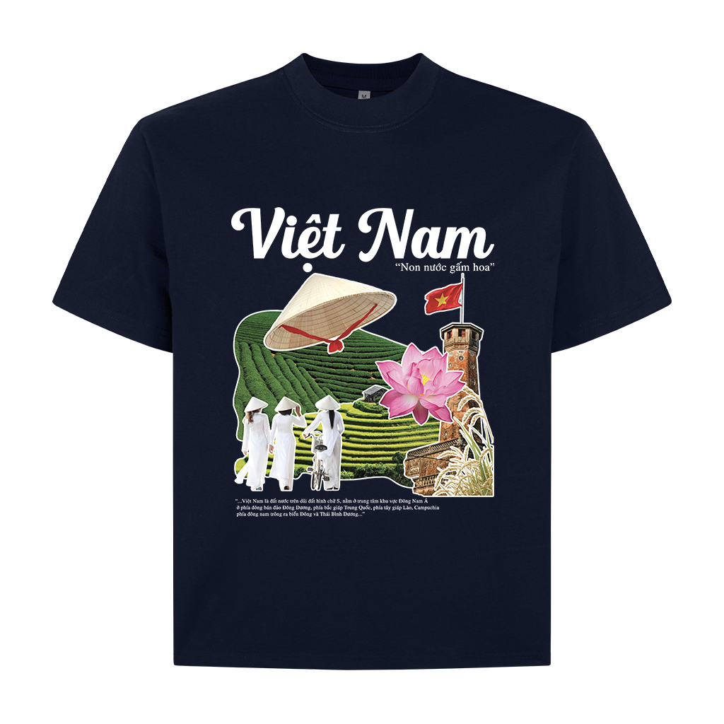 Áo phông local brand Việt Nam tôi yêu form boxy 2179 Miucho Club vải cotton 2c 250gsm cổ tròn in mix_thumbnail_10