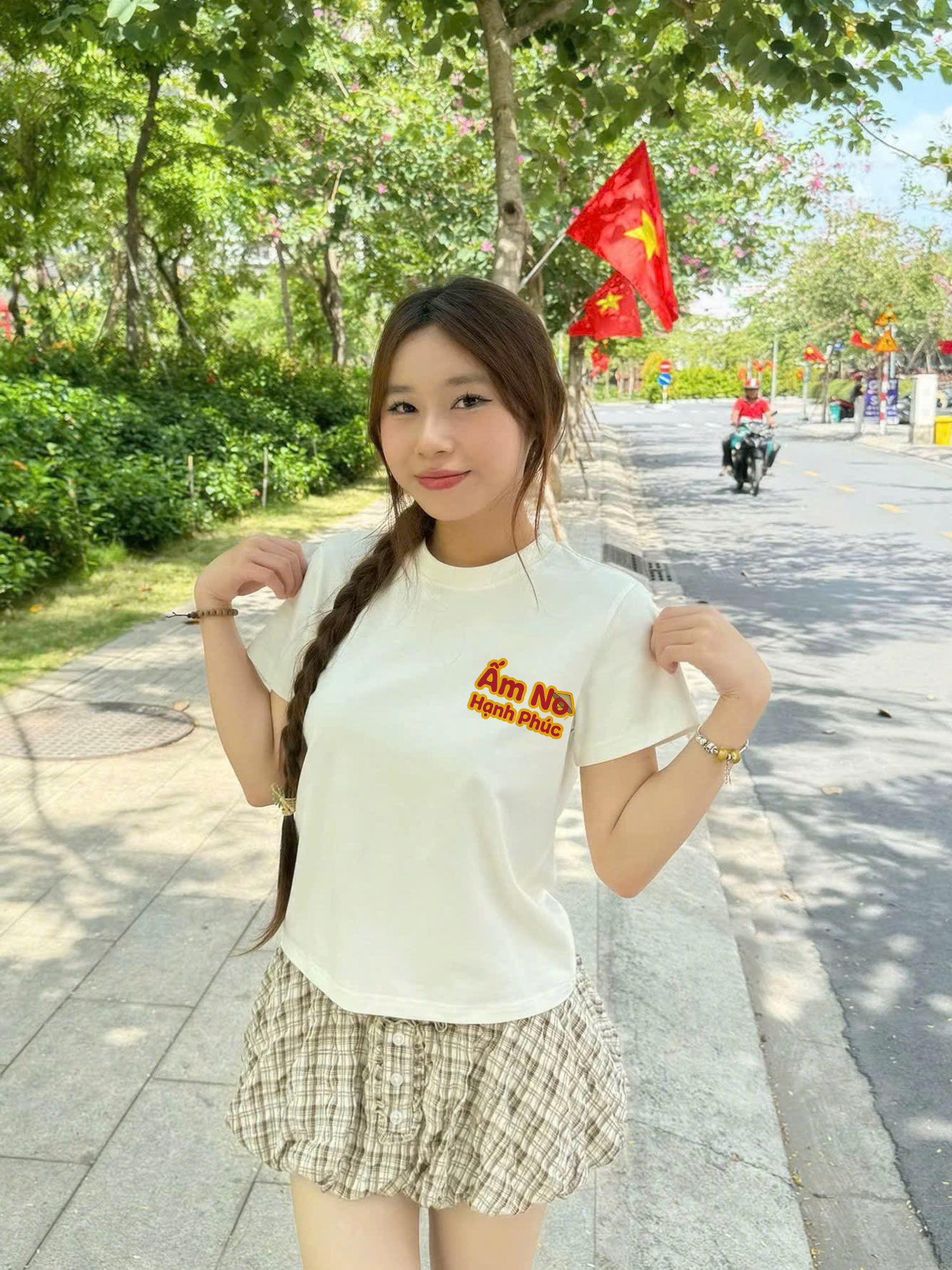 Áo baby tee ôm eo Việt Nam tôi yêu 2206 Miucho cổ tròn vải cotton 4c co giãn thoáng mát in typography_thumbnail_6