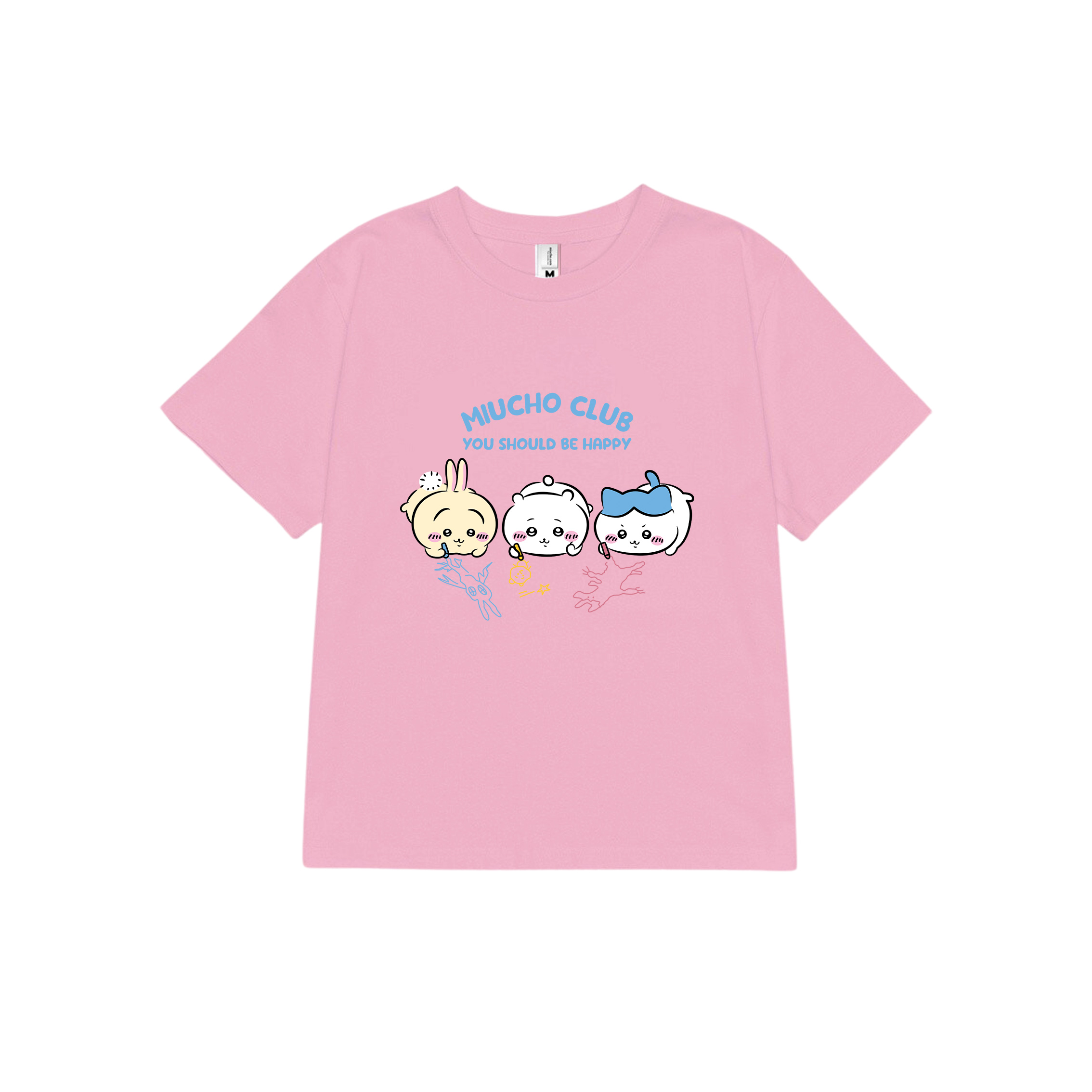 Áo baby tee in hoạt hình dáng yêu form ôm tôn dáng ABD1509 Miuưcho vải cotton thoáng mát cổ tròn in mix