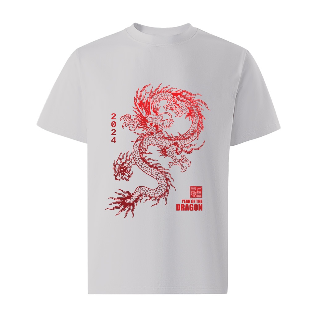 Áo phông nam tết in hình rồng form rộng local brand ATD915 Miucho Iconic tay ngắn vải cotton cổ tròn in artwork_thumbnail_10