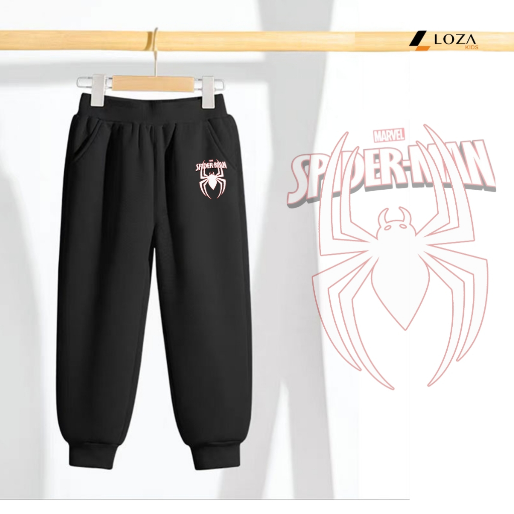 Quần nỉ bé trai, bé gái in hình nhiều mẫu -  Loza Kids QM001