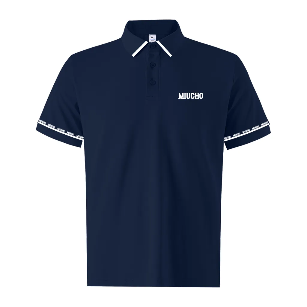 Áo polo nam trẻ trung 2467 Miucho Iconic chất vải cá sấu thoáng mát đứng form in mix_thumbnail_11