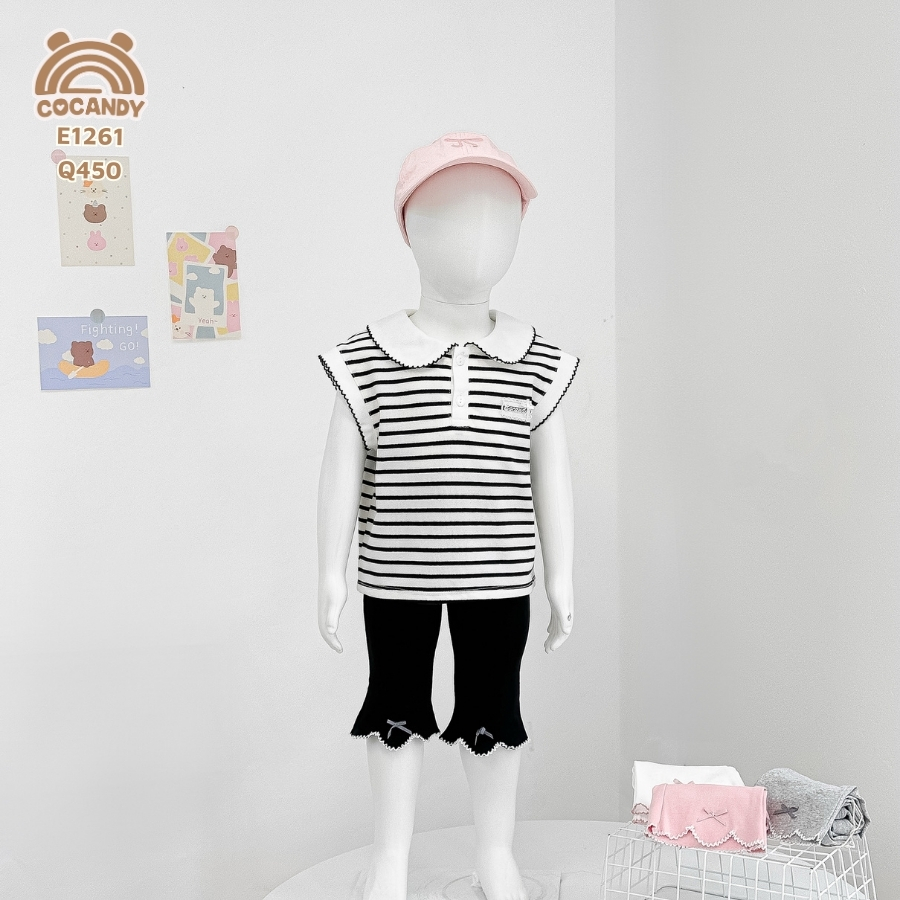 Quần legging lửng ĐEN ống loe phối nơ nhỏ_thumbnail_5