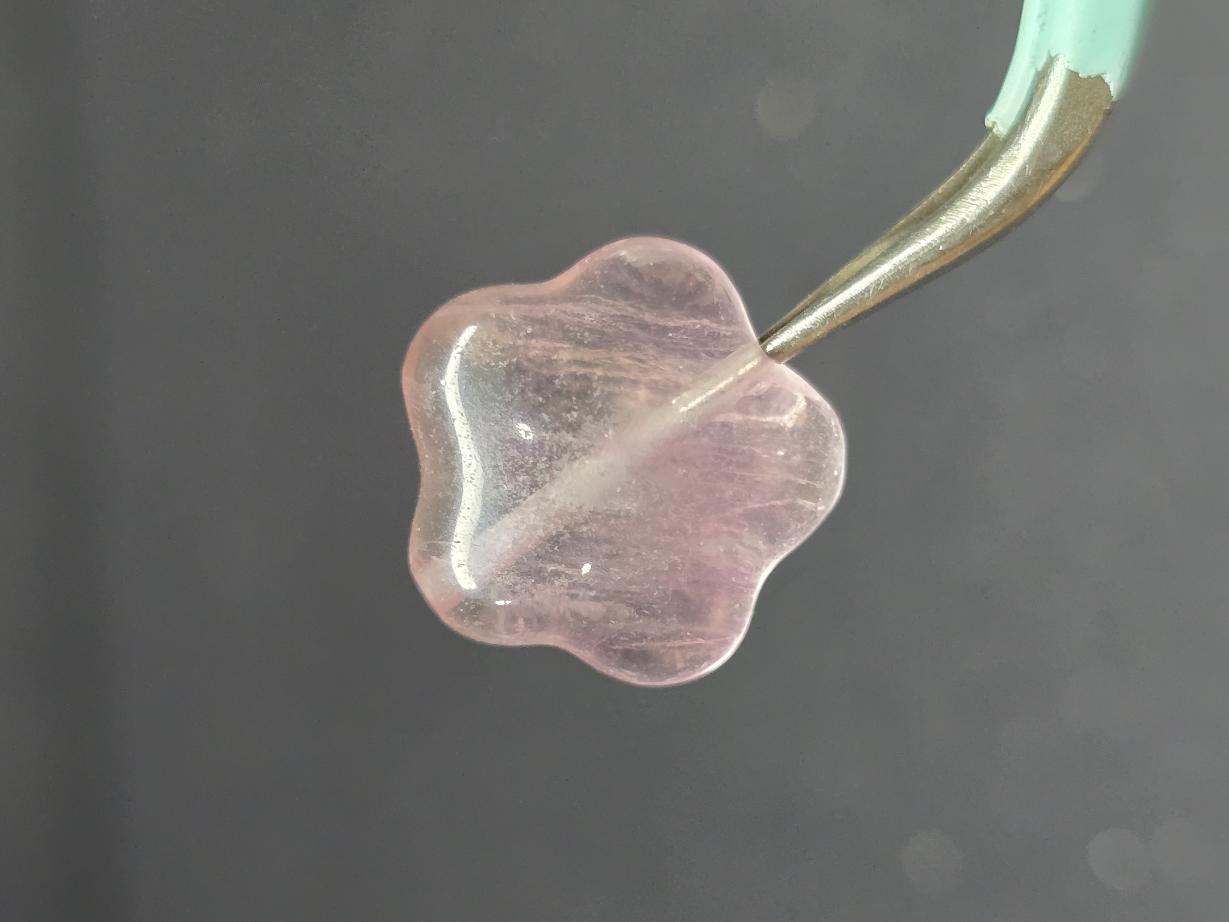 Charm Hạt Lẻ Đá Rainbow Fluorite (Đã Xỏ Lỗ - Bán Lẻ 1 Viên)_thumbnail_1