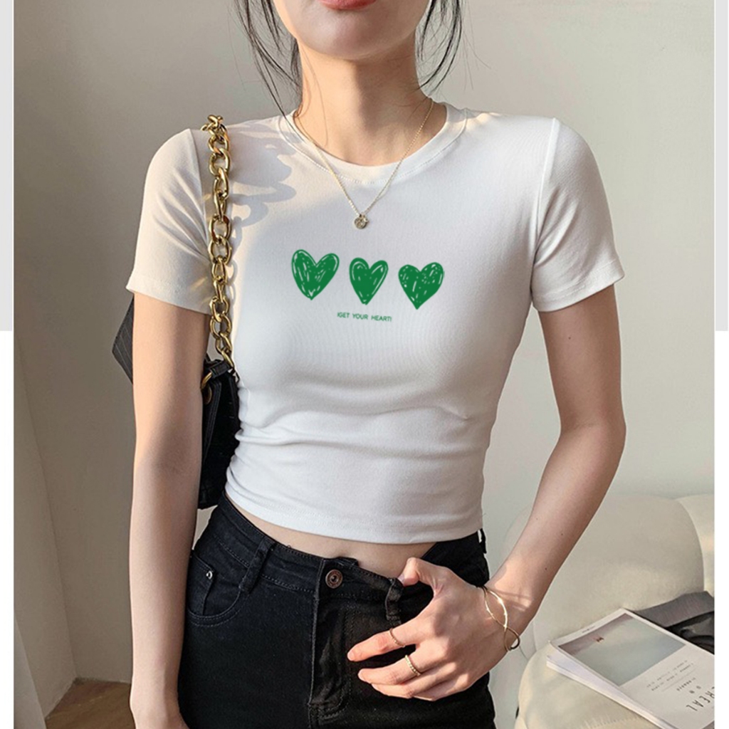 [Form Ôm] Áo croptop nữ in hình thời trang - Áo laptop nữ ôm body - Loza G0112_thumbnail_5