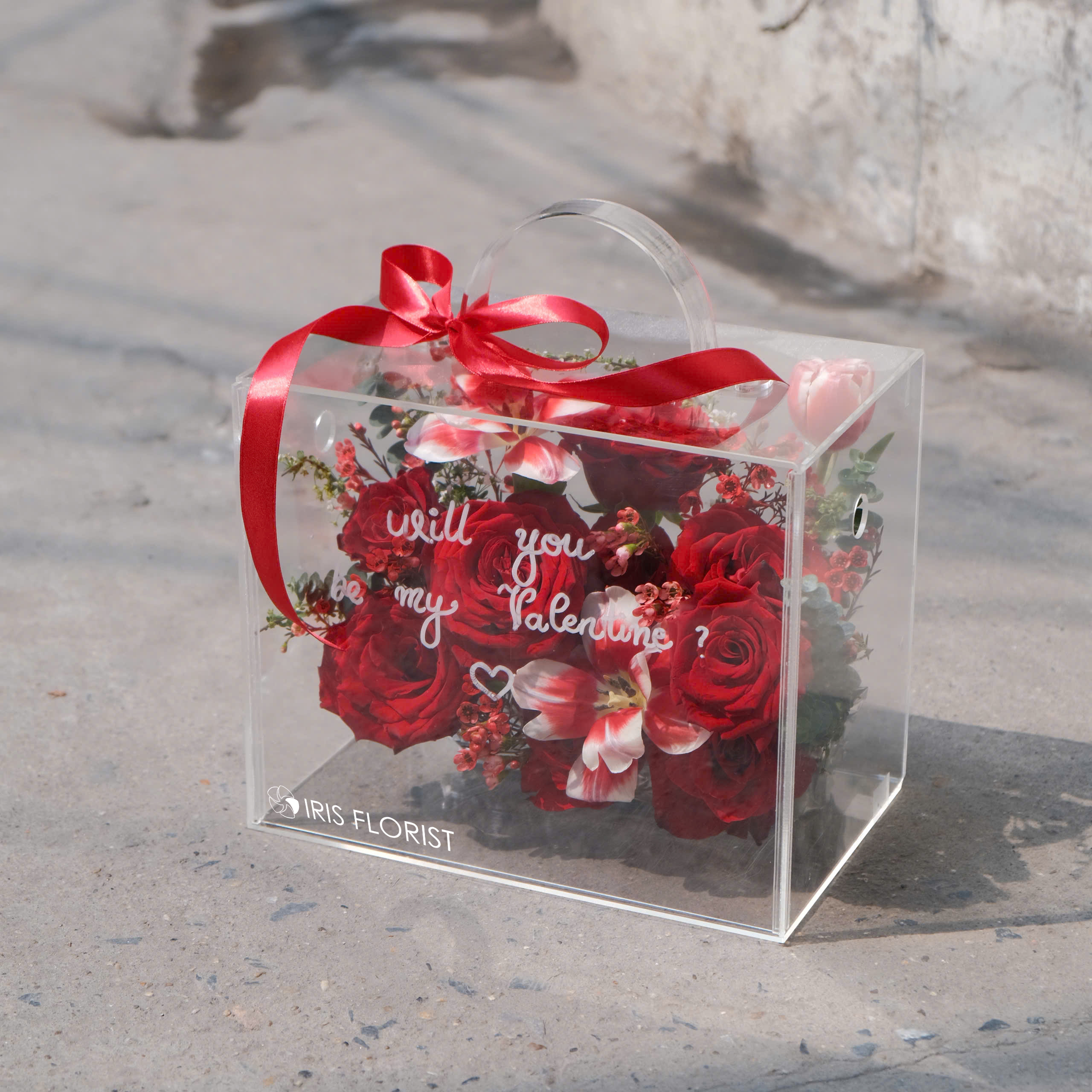 Box Mica - Tone đỏ - size S