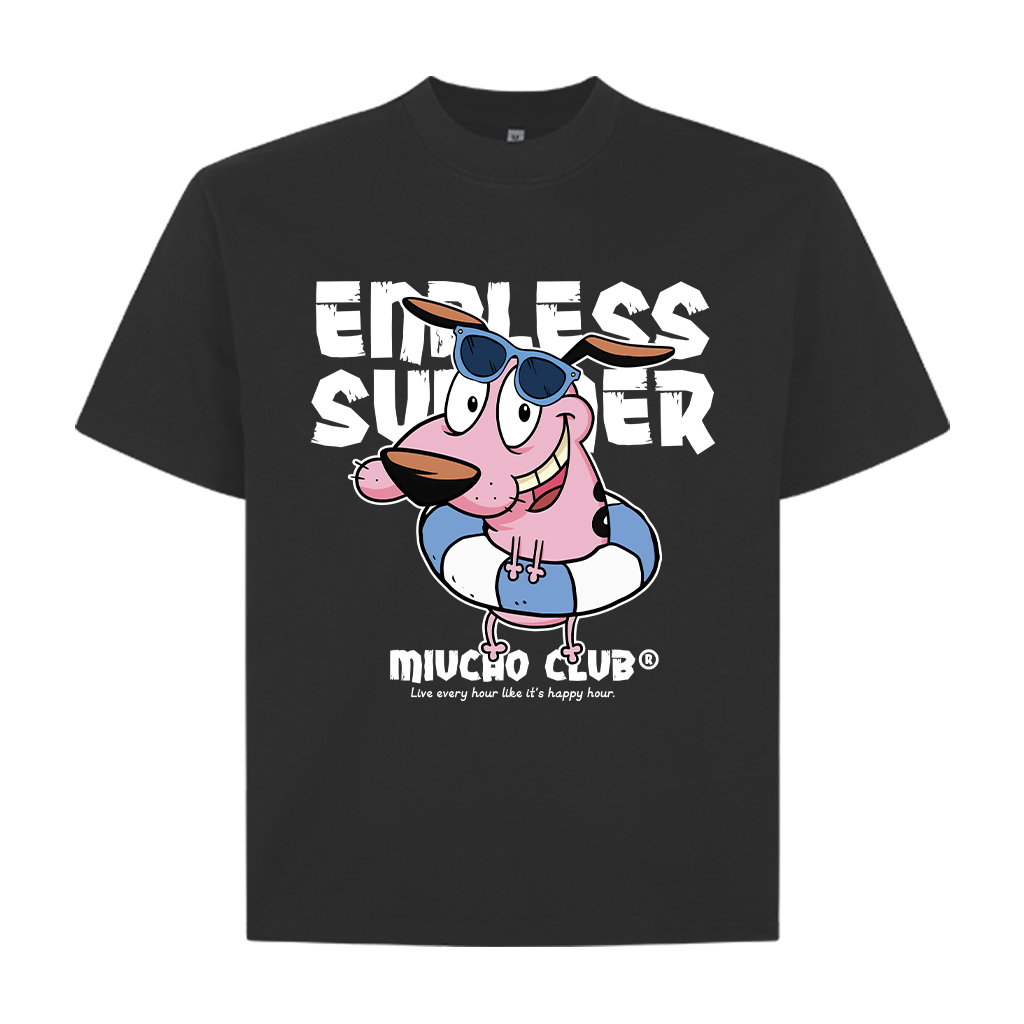 Áo phông form boxy in hoạt hình dễ thương 2359 Miucho Club cổ tròn vải cotton 2 chiều cao cấp in mix_thumbnail_0