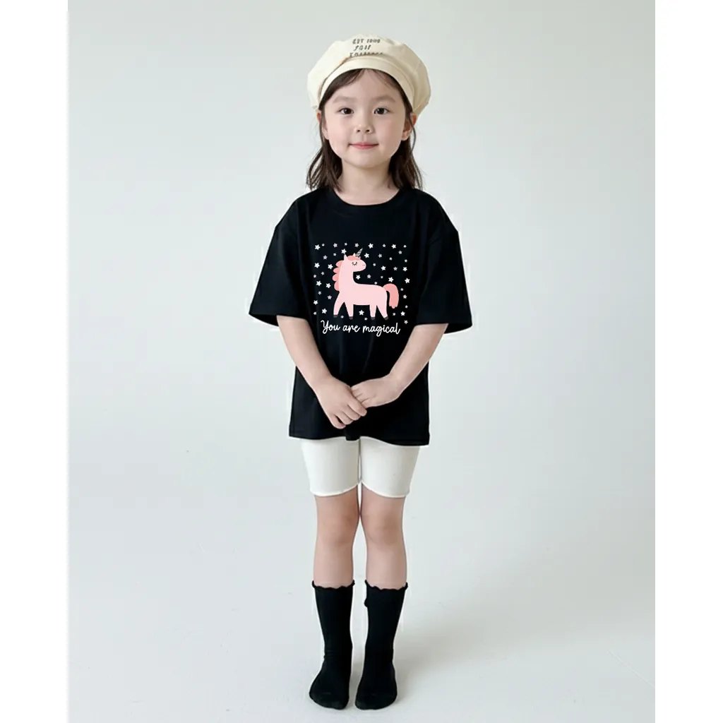 Áo thun bé trai bé gái hình ngựa form rộng Kado 3226_thumbnail_3