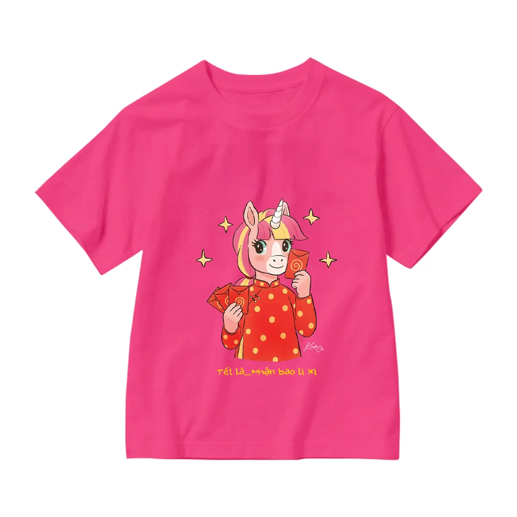 Áo thun bé trai bé gái Kado chất vải cotton cao cấp thoáng mát Tuổi Ngọ in artwork 2860_thumbnail_15