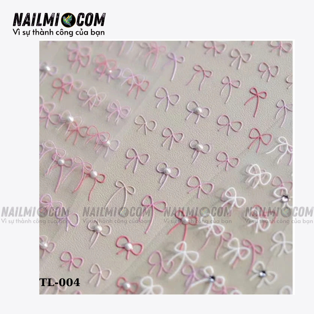 Sticker nail nơ TL-004