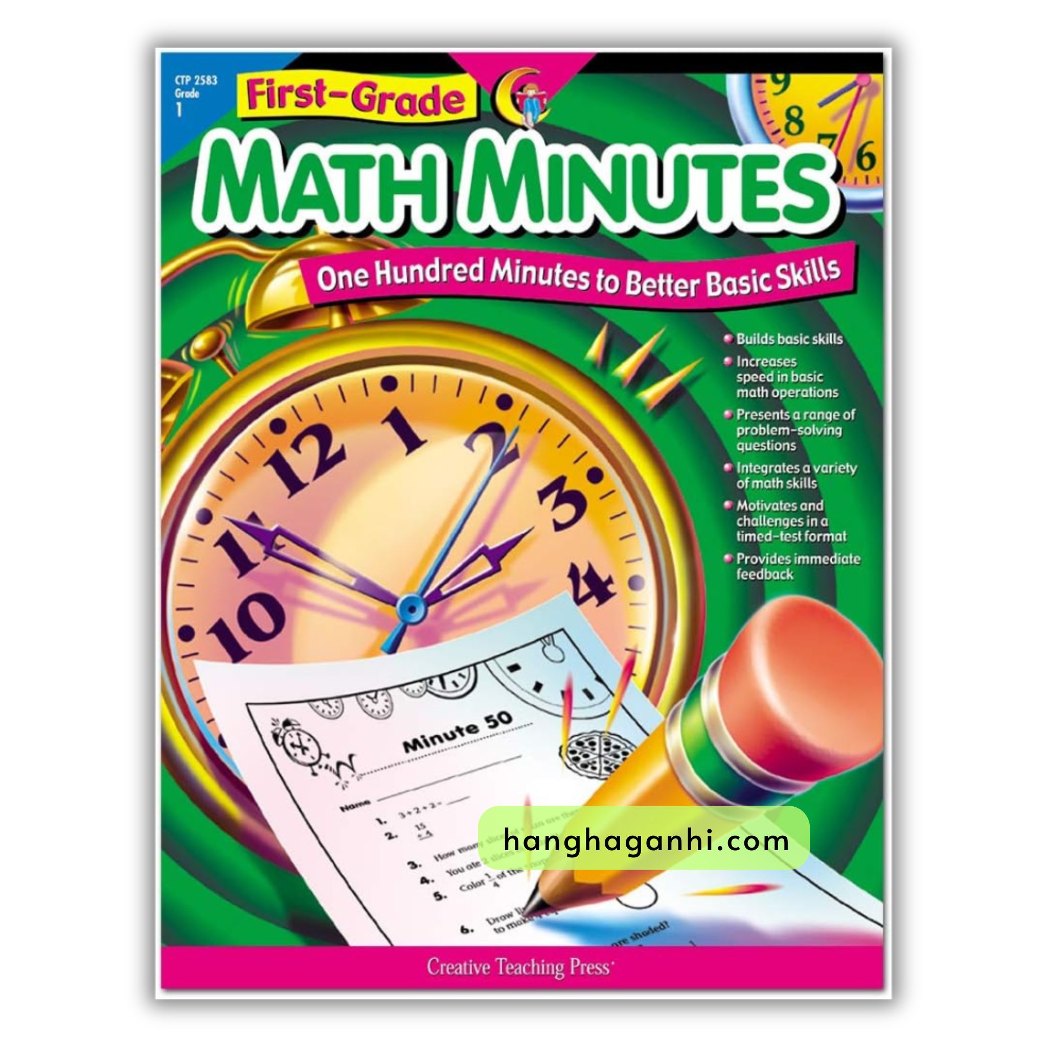 Math Minutes Grade 1- Sách Toán Tiếng Anh cho bé lớp 1