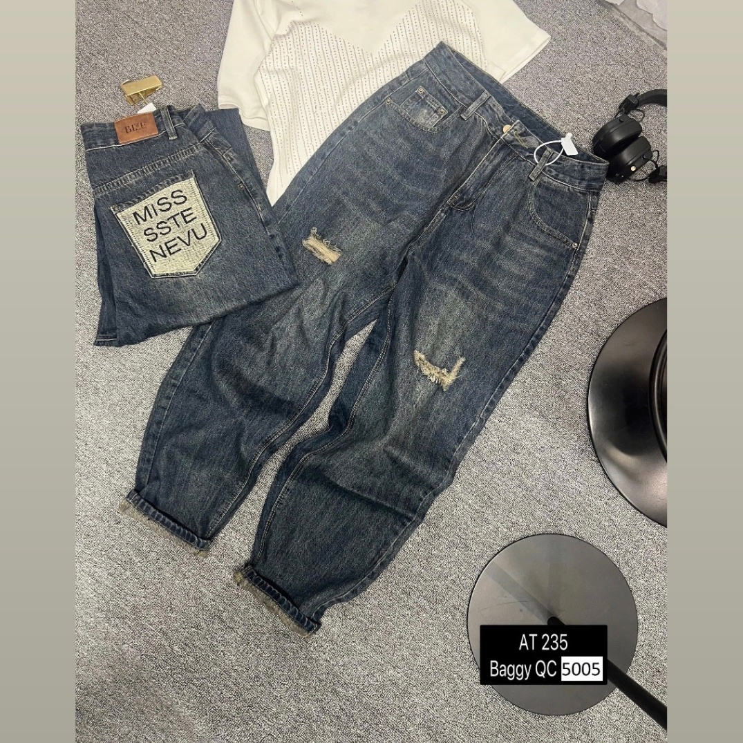 BIGSIZE NỮ - Quần jean baggy túi thêu dành cho nàng béo từ 55-90kg V-QJ5005_thumbnail_8